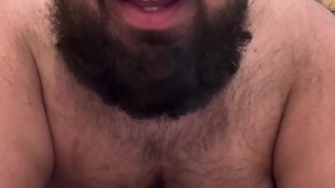 POV verbal Dom Chub playing with belly