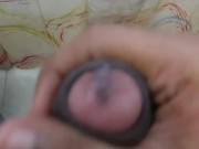 Guy Can't Resist Jerking Off His Big Black Cock - Screenshot 6 of 16 - HD