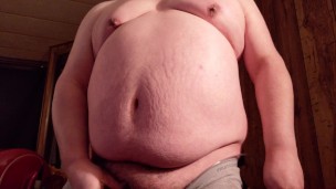 Belly Inflation with helium/compressor while kneeling