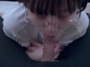 変態彼女「出していいよ...」精子欲しさにお願いして口いっぱいにして飲みこんでごっくん♡ cum in mouth gokkun 10/16
