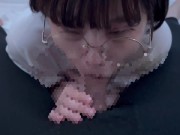 変態彼女「出していいよ...」精子欲しさにお願いして口いっぱいにして飲みこんでごっくん♡ cum in mouth gokkun 11/16