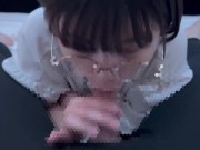 変態彼女「出していいよ...」精子欲しさにお願いして口いっぱいにして飲みこんでごっくん♡ cum in mouth gokkun 14/16