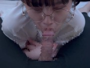 変態彼女「出していいよ...」精子欲しさにお願いして口いっぱいにして飲みこんでごっくん♡ cum in mouth gokkun 9/16