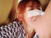 浴衣の変態嫁に、よだれダラダラフェラをされ我慢できずに可愛い顔に顔射する 15/16