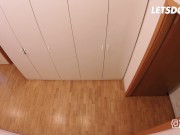 Skinny Chick Natalia Pearl Has A Hot Affair With Muscled Stud At Audition - LETSDOEIT 1/16