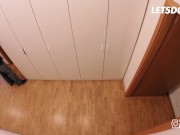 Skinny Chick Natalia Pearl Has A Hot Affair With Muscled Stud At Audition - LETSDOEIT 2/16