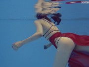 Marfa is too hot and horny in the public swimming pool 10/16