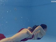 Marfa is too hot and horny in the public swimming pool 11/16