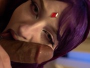 Teen Titans Raven Sucks and Tugs Black Cock! 7/16