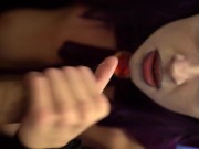 Teen Titans Raven Sucks and Tugs Black Cock! 8/16