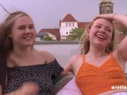 Ersties - Heißer Lesbensex mit Wassereis und Dildo 4/16