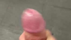 Toilet jerky cum