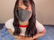 【オナニー】ブルマ姿の素人が初投稿で騎乗位イキ…💕【アイドル顔】 11/16