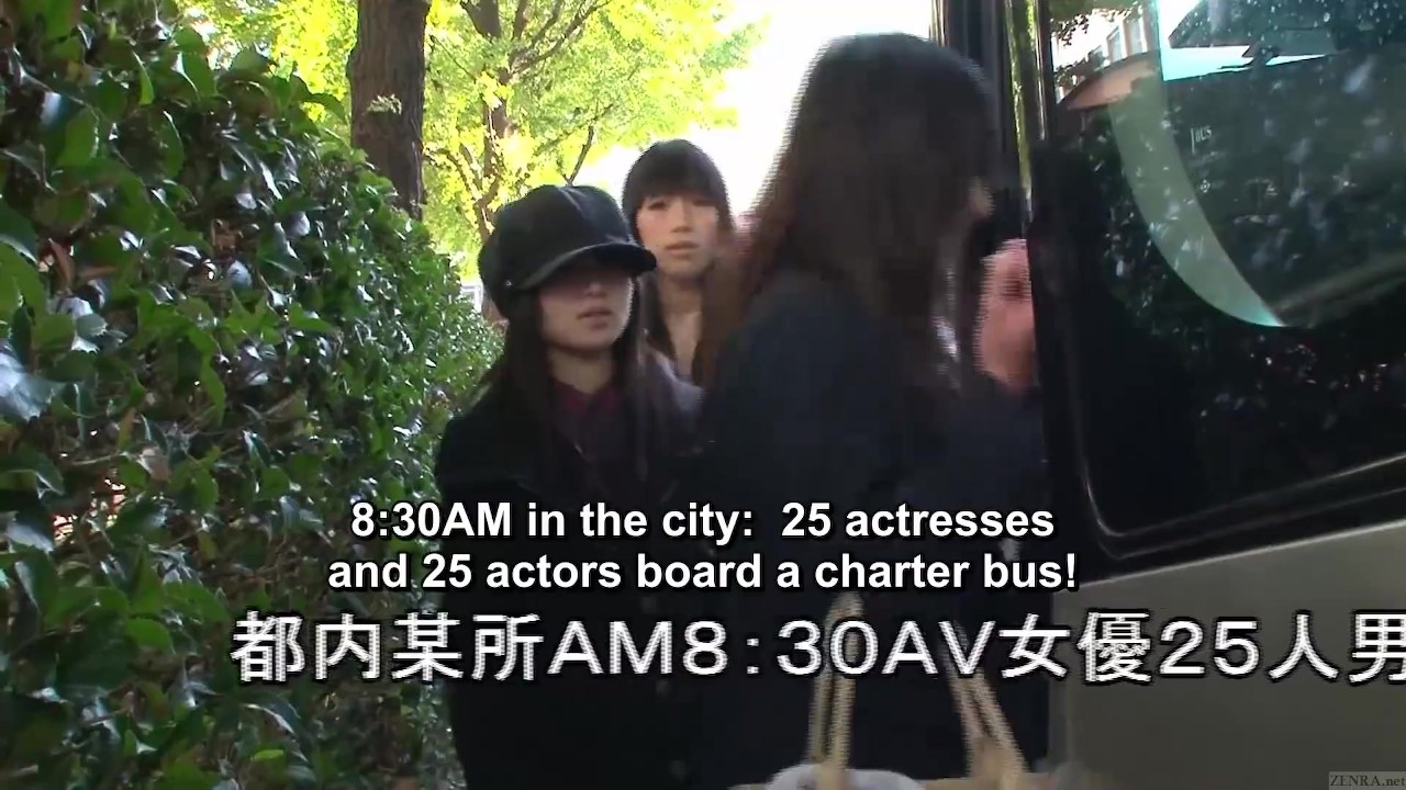 Most every single active JAV star in the lesser Tokyo area boards a modest bus to venture out to Chiba for an orgy - RedTube