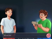 Summertime saga #8 - on my stepsister masturbate - Gameplay 11/16