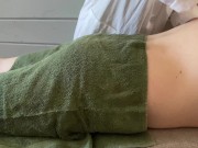 Real Happy Ending Massage and Huge Cumshot 4K 1/16