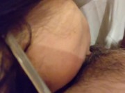 【無修正年の差カップル】ラブホ密会、極上フェラ💞お願い、早く挿入して！！気持ちいいから思いっきり腰振りたいの💞愛し合う2人中だし！ 6/16