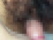 濡れ染みパンティ♡剛毛素人OLが布団の中でディルドオナニー♡【個人撮影】 11/16