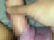 濡れ染みパンティ♡剛毛素人OLが布団の中でディルドオナニー♡【個人撮影】 8/16