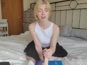 New Neighbor catches you watching her - JOI 10/16