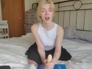 New Neighbor catches you watching her - JOI 9/16