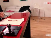 Kinky Brunette Babe Lavana Lou Rides A Fat Cock On A Couch At Casting - VIP SEX VAULT 2/16