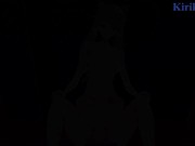 Keqing and Aether have intense sex in a secret room. - Genshin Impact Hentai 6/16