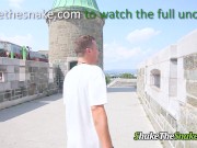 Inked Girl Sucks Hard a Big Tattoo Cock 2/16