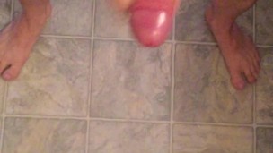 Big young cock explodes with cum