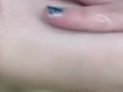 Juego de pies, jugamos con mucha leche cremosa 10/16