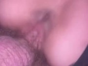 I ride bull while hubby watches as I get creampied 2/16
