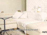 TUTOR4K. Guy isn't interested in lesson because he wants to fuck tutor 2/16