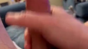 Big Dick Daddy Bear Close Up Jerk & Jizz Cumshot