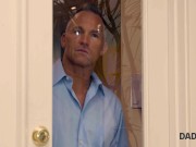 DADDY4K. Muscular man gladly satisfies son's naughty GF near the pool 4/16