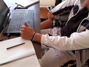 Despues de la ESCUELA Mi compañera de clase me provoca EXITACION, me la chupa y tenemos sexo en casa 6/16