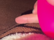 oops 🤭 this toy made me run very fast and I wet my pantyhose 2/16