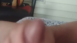 Teasing and Stroking My Cock