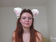 Рыжая 18-яя Девушка Пробует Мою Сперму после Отсоса 1/16