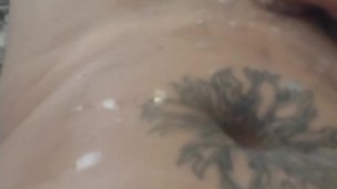 Daddy Jerking Off For Fans and Subscribers and Shoots Cum All Over Himself