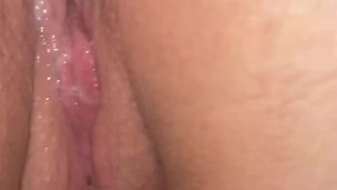 Sloppy wet pussy creaming hard. First time anal prepping.