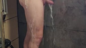 Friend recording me having fun in the shower