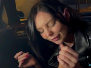 Сводная сестричка помыла машину и не забыла про член водителя. Вдоволь наглоталась спермы 13/16