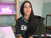 Brunette babe Sofia Sweet Secrett is desperate for the kind of raw fucks she can only find in porn 2/16