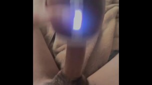 TIKTOK STAR making himself cum like a fountain with his toy