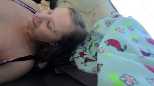 Sexy nighty, blonde slut gets a hard shaft!