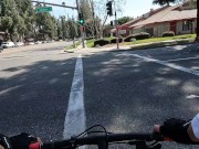 First bike ride with a facial 10/16