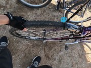 First bike ride with a facial 3/16