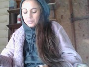 Garage Smoking - Candid Smoking - Hot Smoking - Smoking Fetish, Smoking, Flawless Melissa 12/16