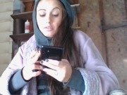 Garage Smoking - Candid Smoking - Hot Smoking - Smoking Fetish, Smoking, Flawless Melissa 16/16