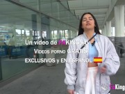 Amateur babe gets fucked in the center of Madrid 1/16